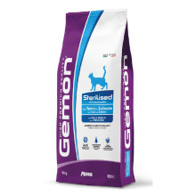 Сухой корм Gemon Cat Sterilised для стерилизованных кошек, тунец с лососем, 10 кг