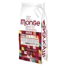 Сухий беззерновий корм Monge Dog Be Wild Gr.Free Mini для собак малих порід, з качкою, 15 кг