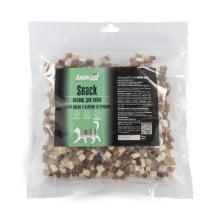 Лакомство AnimAll Snack куриные снеки с уткой и треской, для кошек, 500 г