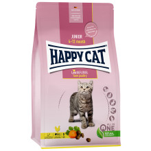 Сухой корм Happy Cat Junior Geflugel для котят возрастом от 4 до 12 месяцев, с птицей, 4 кг