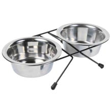 Подставка с мисками Trixie для кошек, металл, 2×2.8 л