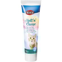 Паста Trixie Malt'n'Cheese для котов, для выведения шерсти, солод сыр и биотин, 100 г