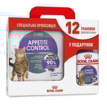 Сухой корм Royal Canin Appetite Control Care для стерилизованных кошек, 3.5 кг, + 12 паучей в подарок
