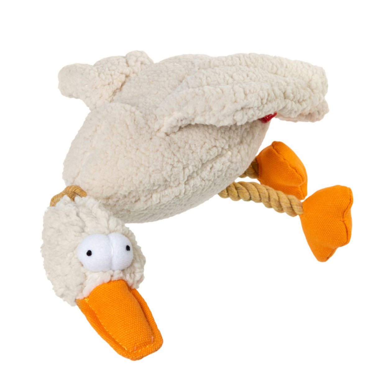 Игрушка GiGwi Catch & fetch, для собак, утка с пищалкой, текстиль, 36 ...