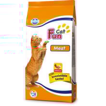 Полнорационный сухой корм Farmina Fun Cat, для взрослых кошек, с мясом, 20 кг