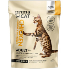 Сухой корм PrimaCat для взрослых домашних и стерилизованных кошек, с курицей, 4 кг