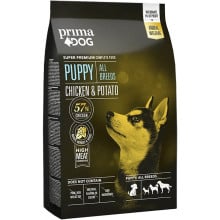 Сухой корм PrimaDog для щенков всех пород, с курицей и картофелем, 10 кг