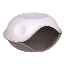 Домик-пещера Georplast Duck Plain для кошек и собак, 57×48×32 см, серый