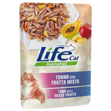 Влажный корм LifeCat Tuna With Fruit Mix для кошек для кошек от 6 месяцев, с тунцом и фруктовым миксом, 70 г