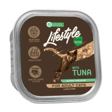 Консерви Natures Protection Lifestyle Long Hair Tuna для котів з довгою шерстю, з тунцем, 85 г