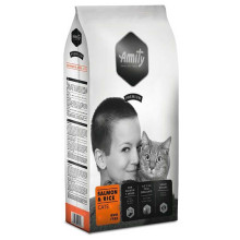 Сухой корм Amity Premium Salmon&Rice Cats для взрослых кошек, с лососем и рисом, 1.5 кг
