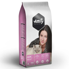 Сухой корм Amity Eco Cats Meat для кошек всех пород, мясо, 4 кг