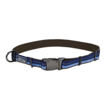 Нейлоновый ошейник Coastal K9 Explorer для собак, синий, 2.5×30-45 см