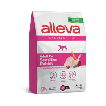 Сухой корм Alleva Equilibrium Sensitive Rabbit Adult Cat для кошек с чувствительным пищеварением, кролик, 1.5 кг