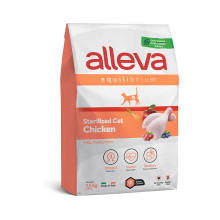 Сухой корм Alleva Equilibrium Chicken Sterilized Cat для взрослых стерилизованных кошек, с курицей, 1.5 кг