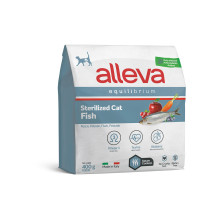 Сухой корм Alleva Equilibrium Fish Sterilized Cat для взрослых стерилизованных кошек, с рыбой, 400 г