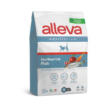 Сухой корм Alleva Equilibrium Fish Sterilized Cat для взрослых стерилизованных кошек, с рыбой, 1.5 кг