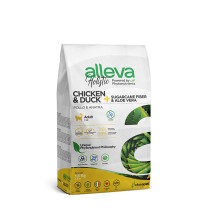 Сухой корм Alleva Holistic Hairball Cat Adult Chicken&Duck для выведения шерсти у кошек, курица и утка, 1.5 кг