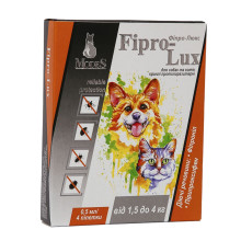Капли Modes Fipro-Lux противопаразитарные для собак и кошек весом 1.5-4 кг, 0.5 мл, цена за 1 пипетку