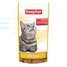 Лакомство Beaphar Vit Bits подушечки с мультивитаминной пастой для кошек, 35 г