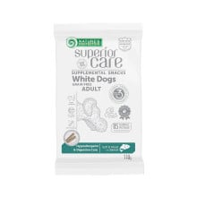 Беззернові ласощі Natures Protection Superior Care White Dogs для білих собак з чутливим травленням, з лососем, 110 г