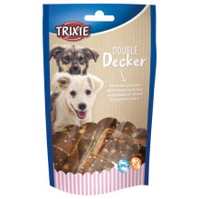 Лакомство Trixie Double Decker для собак, с курицей и уткой, 100 г