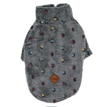 Батник Paw Star Bonibon Plush для собак, розмір S, сірий