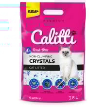 Силікагелевий наповнювач Calitti Crystals для котячого туалету, гірська свіжість, 3.8 л