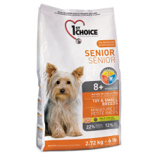 Сухий корм 1st Choice Senior Toy&Small Breeds 8+ для літніх собак міні та малих порід, з куркою, 2 кг