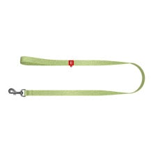 Поводок светоотражающий WAUDOG Re-cotton для собак, с QR паспортом, хлопок, M, 20 мм/150 см, салатовый