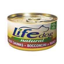 Консерви LifeDog Beef With Vegetables для дорослих собак, філе яловичини та овочі, 90 г