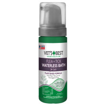 Моющая пена Vet`s Best Flea&Tick Waterless Bath For Cats от блох, клещей и москитов для кошек, 147 мл