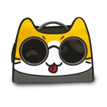 Рюкзак Croci Catmania Tomodachi для котів до 10 кг, сірий, 40×20×36 см