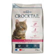 Сухой корм Pro-Nutrition Flatazor Crocktail Adult With Turkey для взрослых кошек, с индейкой, 2 кг