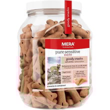 Ласощі Mera Good Snacks Pure Sensitive Lach&Reis снеки для чутливих собак, із лососем та рисом, 600 г