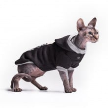 Кофта Style Pets ADS для кошек, цвет черный, цвет XXS