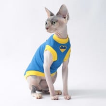 Майка Style Pets UK Blue для котів, розмір XS