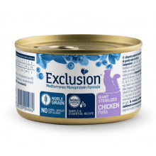 Консервы Exclusion Giant Sterilized Chicken для стерилизованных котов крупных пород, с курицей, 85 г