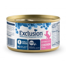 Консервы Exclusion Kitten Chicken для котят возрастом от 2 до 12 месяцев, с курицей, 85 г