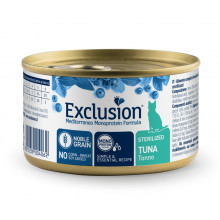 Консервы Exclusion Sterilized Tuna для стерилизованных котов, с тунцом, 85 г