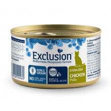 Консервы Exclusion Sterilized Chicken для стерилизованных котов, с курицей, 85 г