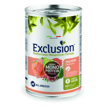 Консерви Exclusion Adult Salmon для дорослих собак усіх порід, з лососем, 400 г