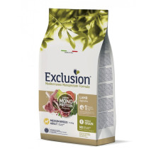 Сухий корм Exclusion Adult Lamb Medium Breed для дорослих собак середніх порід, з ягнятком, 3 кг