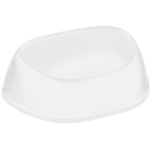 Миска Moderna Sensibowl для собак і котів, пластик, біла, 700 мл, 25×18×8.5 см