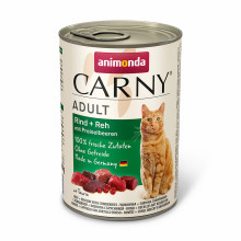 Консервы Animonda Carny для кошек, с говядиной, с олениной и брусникой, 400 г