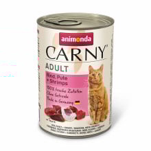 Консервы Animonda Carny для кошек, с говядиной, индейкой и креветками, 400 г