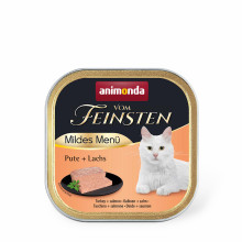 Консерви Animonda Vom Feinsten паштет для котів, з індичкою і лососем, 100 г