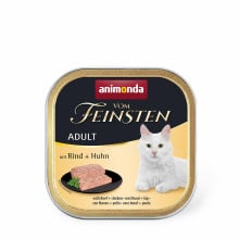 Консервы Animonda Vom Feinsten паштет для кошек, с говядиной и курицей, 100 г