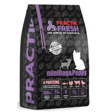 Сухий корм Practik Fresh Mini Dog&Puppy 4 Proteins для цуценят та собак малих порід, 500 г
