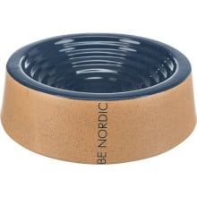 Миска Trixie Ceramic Bowl Be Nordic для собак, 800 мл, темно-синій/бежевий